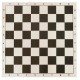 Šachovnice rolovaací vinylová hnědobílá 43 x 43 cm